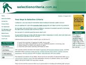 Selection Criteria.com.au
